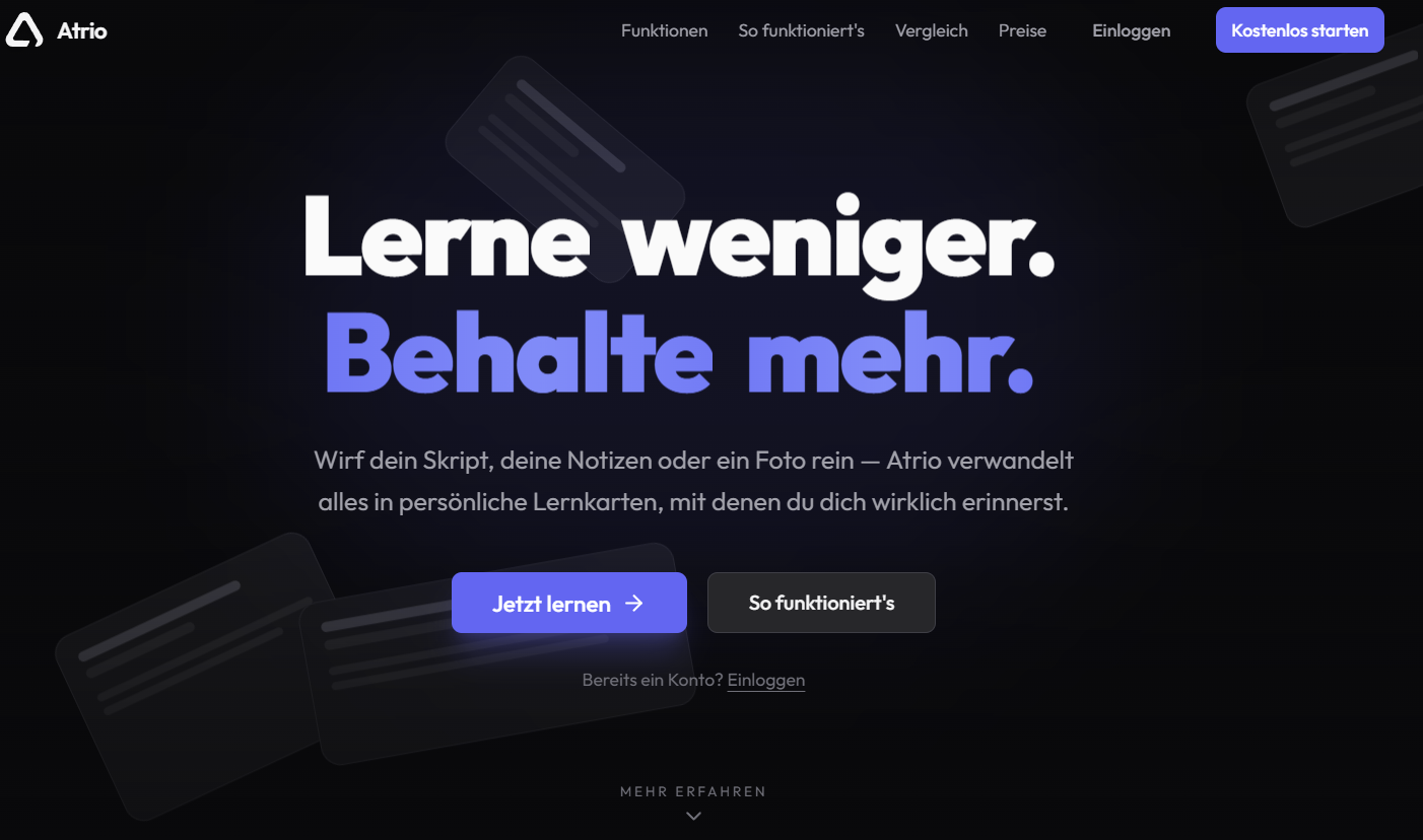 Atrio – die Lernplattform für Medizinstudenten